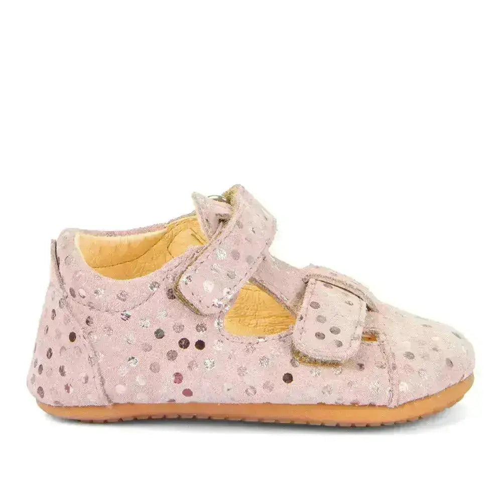 Froddo Prewalkers - Sandales barefoot - Rose Pois