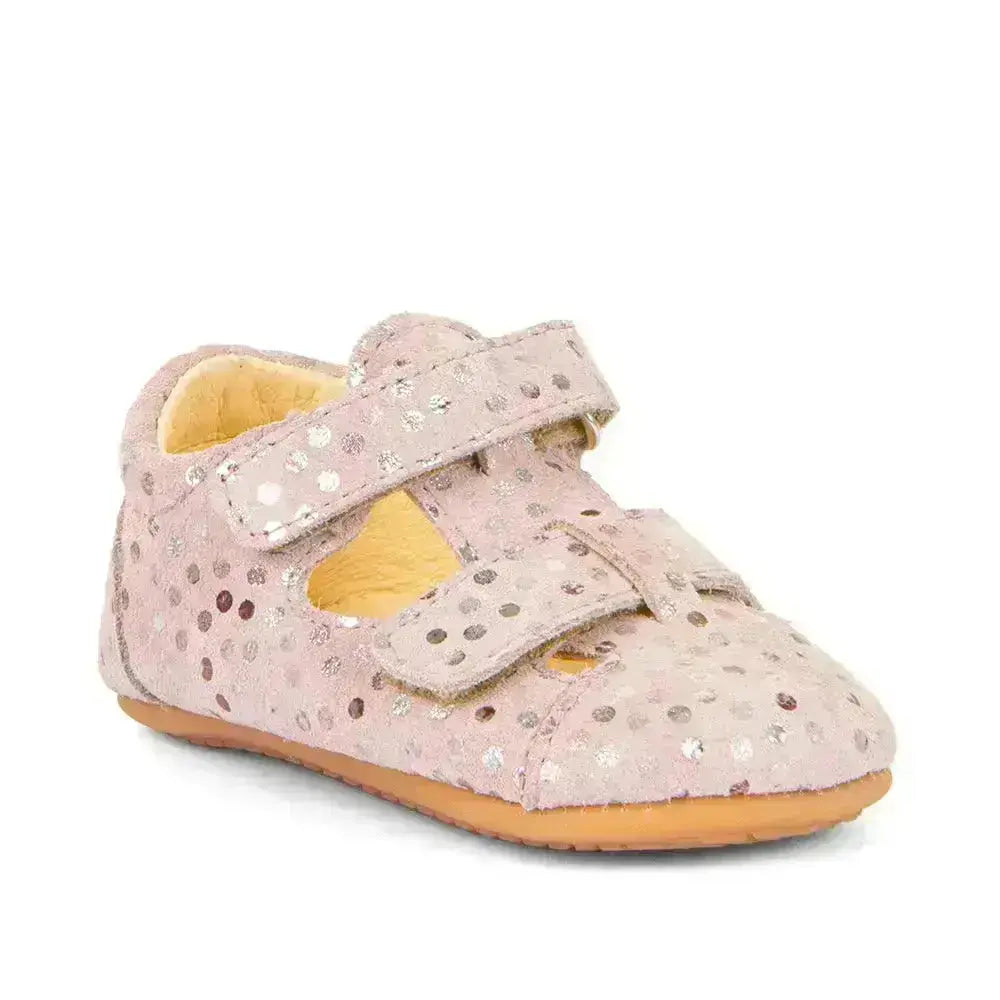 Froddo Prewalkers - Sandales barefoot - Rose Pois