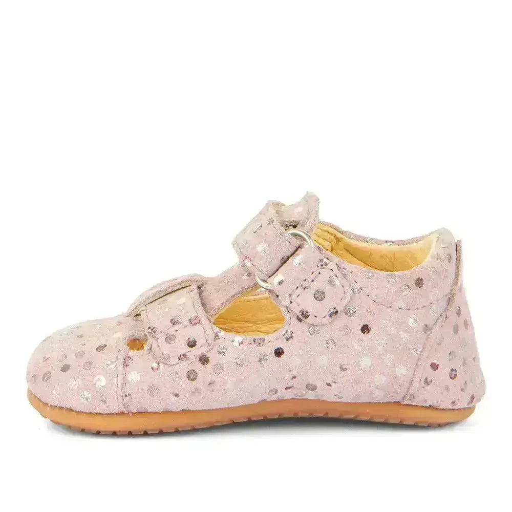 Froddo Prewalkers - Sandales barefoot - Rose Pois
