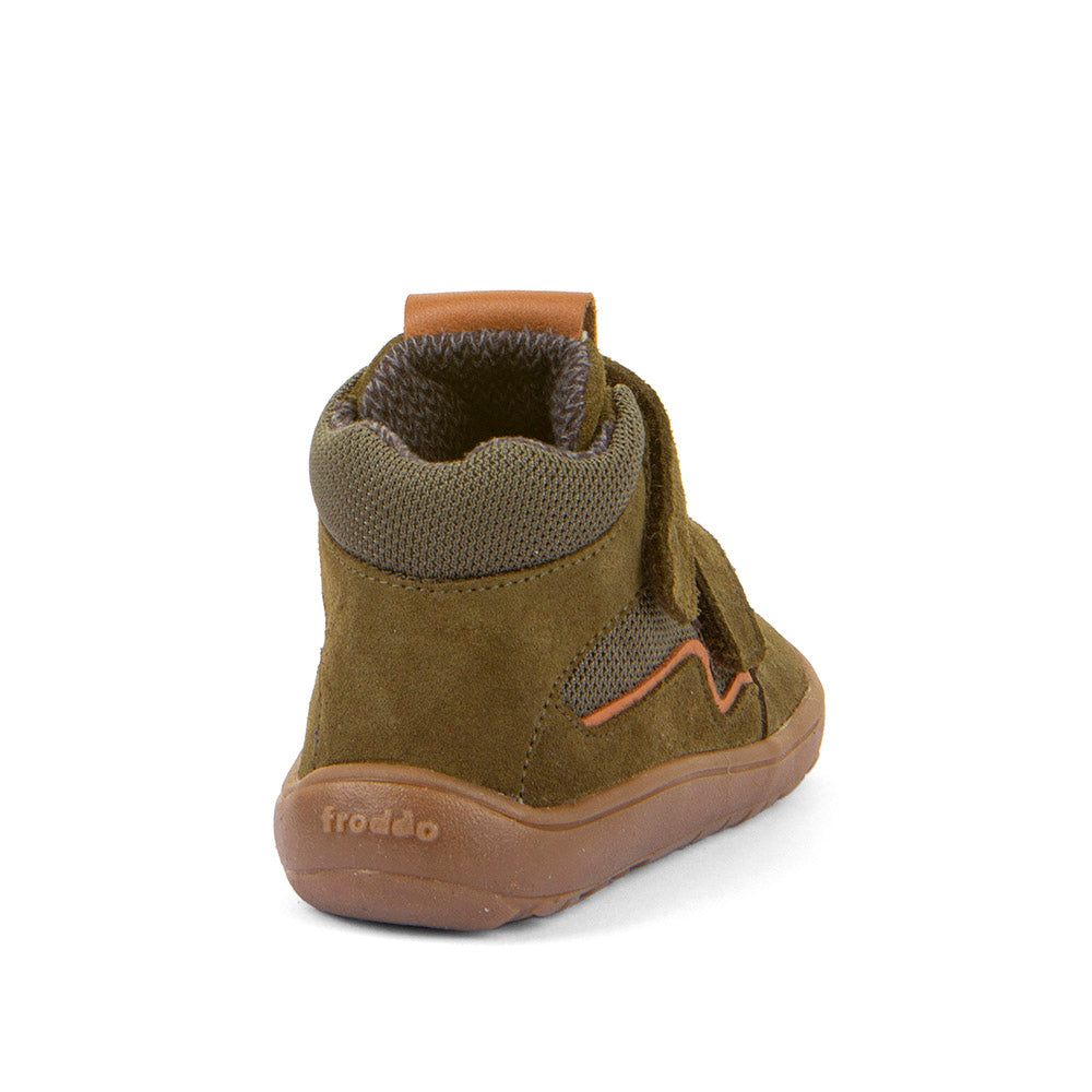 Froddo Barefoot - Tex Autumn Olive - Water Resistant Ankle Boots