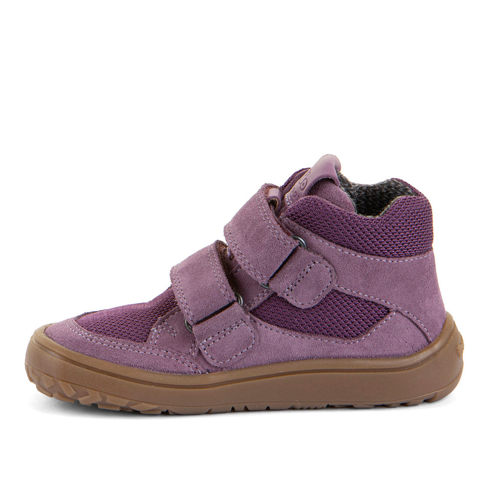 Froddo Barefoot Tex Autumn Grape Wine - Botines barefoot otoñales resistentes al agua morados