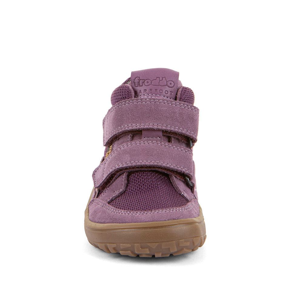 Froddo Barefoot Tex Autumn Grape Wine - Botines barefoot otoñales resistentes al agua morados