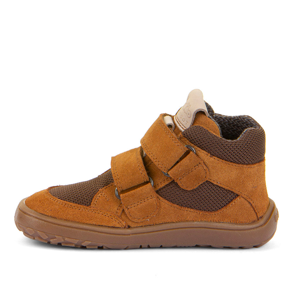 Froddo Barefoot Tex Autumn Cognac - Botines barefoot otoñales resistentes al agua marrones