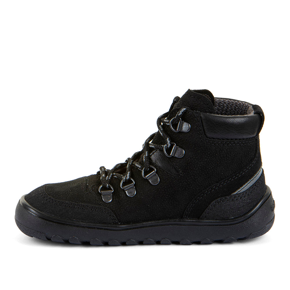 Froddo Barefoot Up Trail Tex Black - Botines barefoot repelentes al agua para mujer