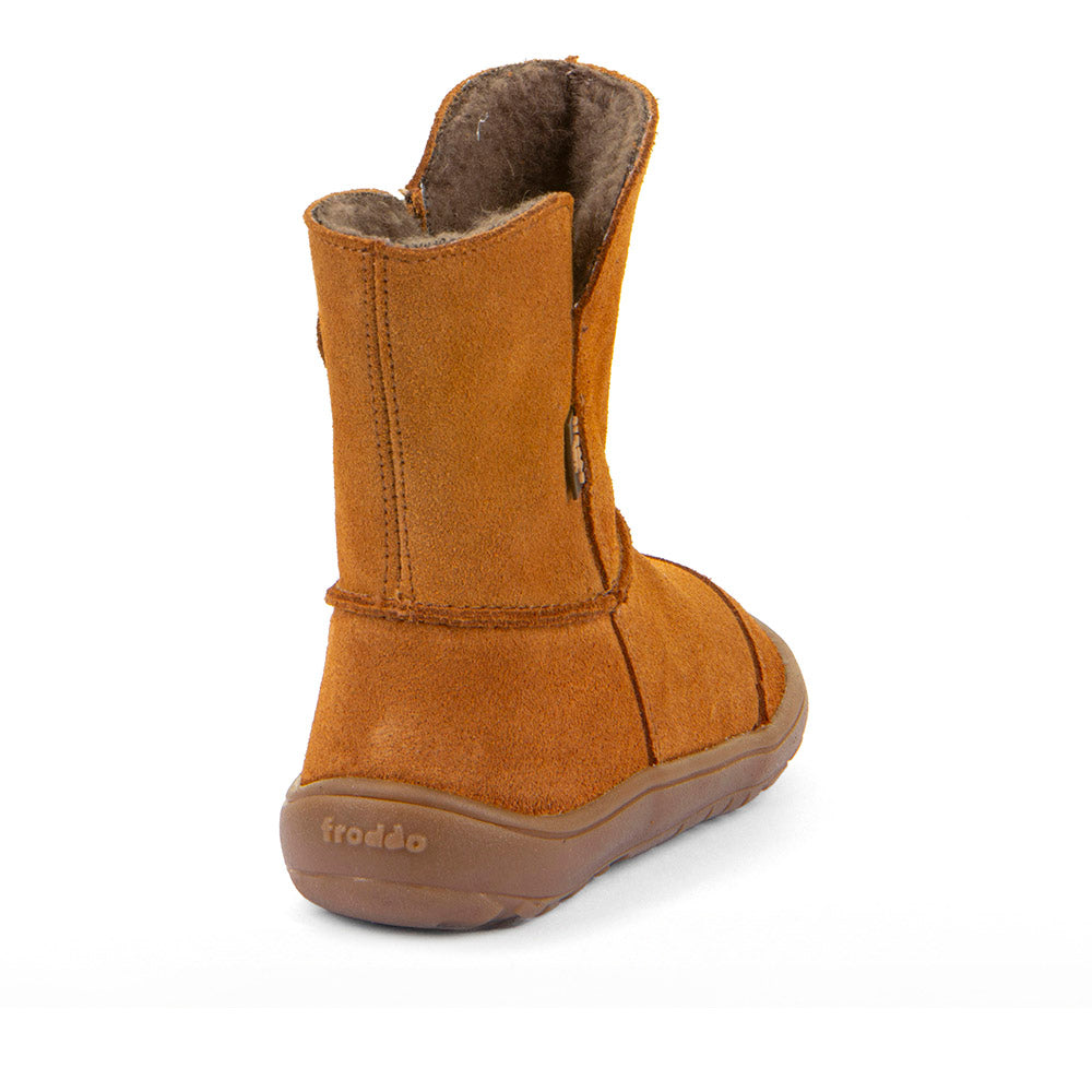 Froddo Barefoot - Tex Suede Cognac - Australian type barefoot ankle boots