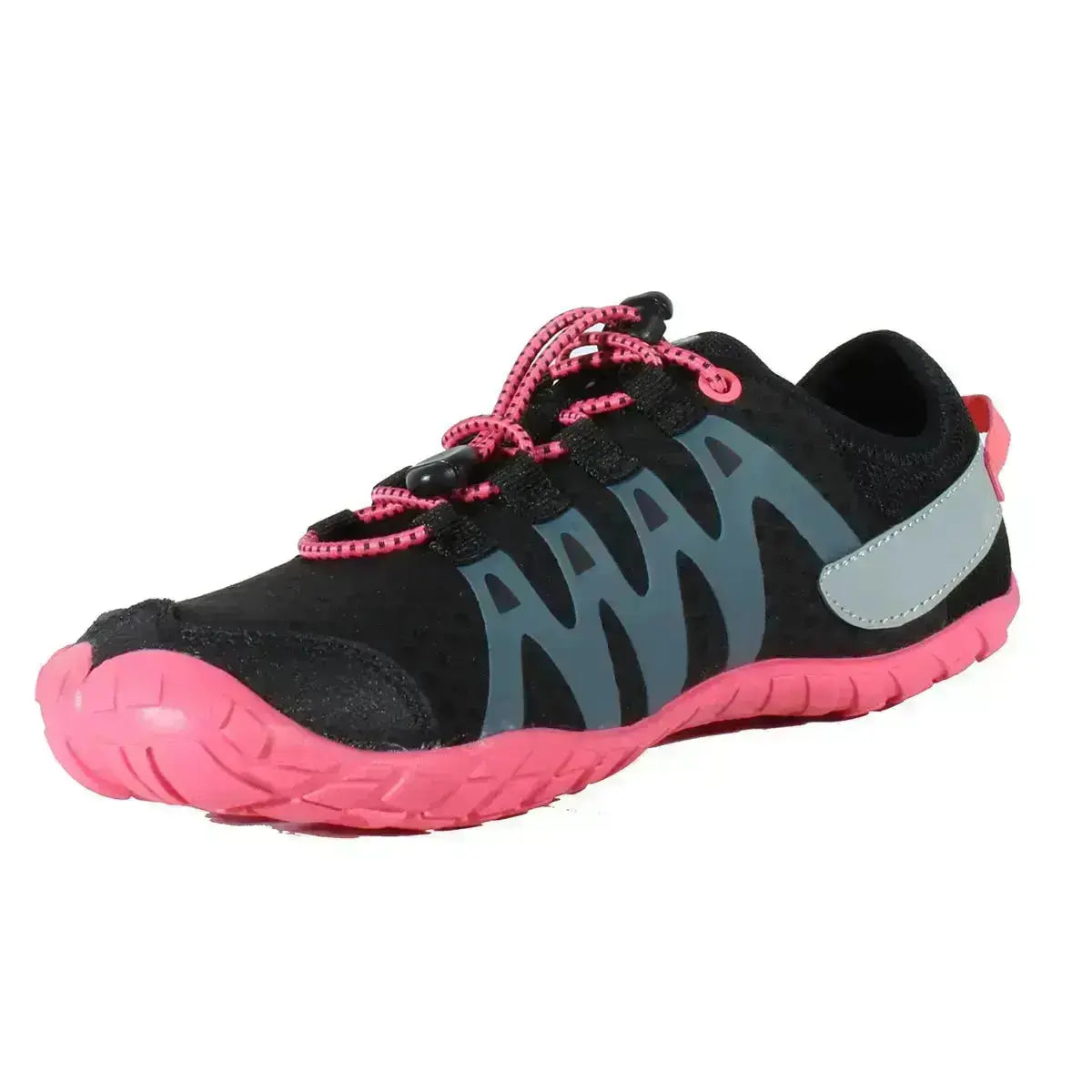 HI-Tec - Abyss Lady Noir/Fraise - chaussures barefoot légères pour trekking et outdoor