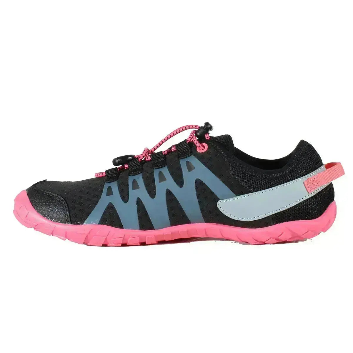 HI-Tec - Abyss Lady Noir/Fraise - chaussures barefoot légères pour trekking et outdoor