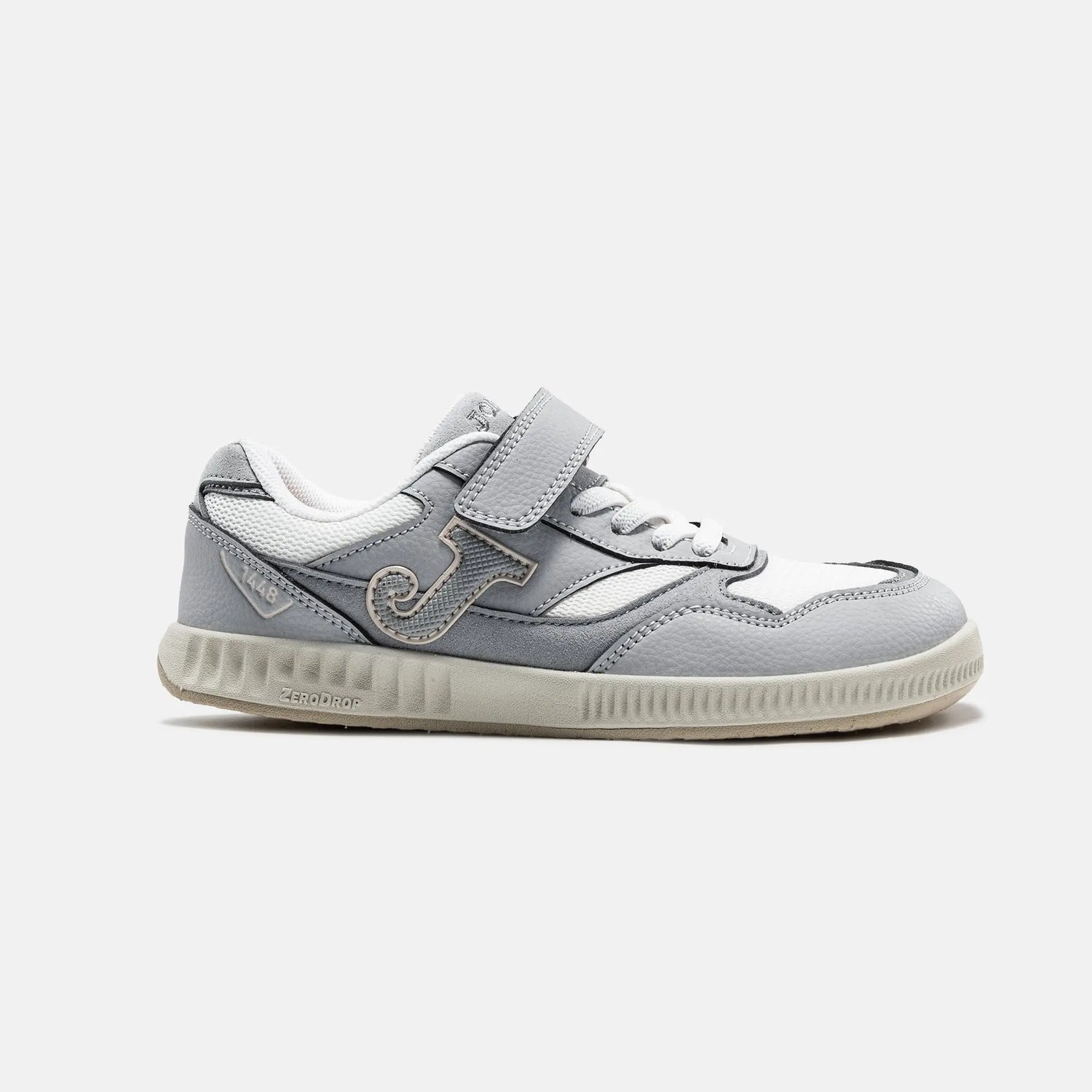 JOMA - Casual 1448 Kids Barefoot 2512 Gris Claro - Sneakers barefoot deportivos infantiles