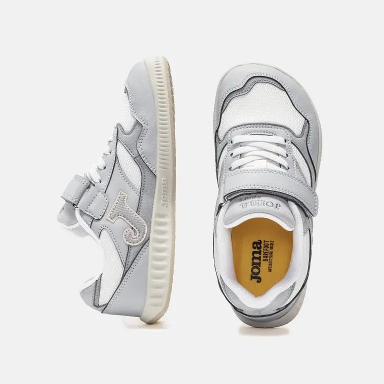 JOMA - Casual 1448 Kids Barefoot 2512 Gris Claro - Sneakers barefoot deportivos infantiles