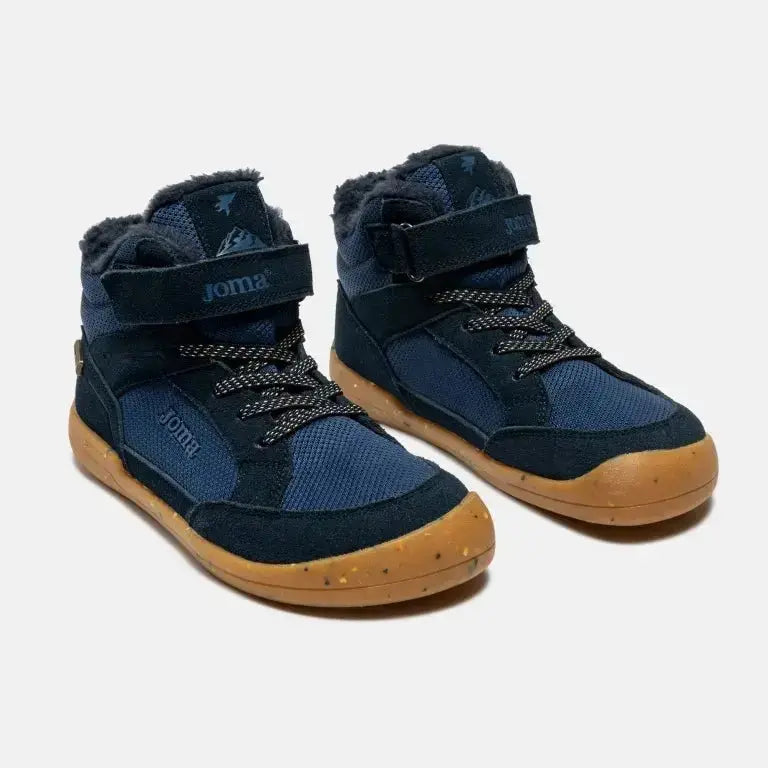 JOMA - Coco Aislatex Junior Barefoot 2503 Marino - Botines barefoot impermeables infantiles