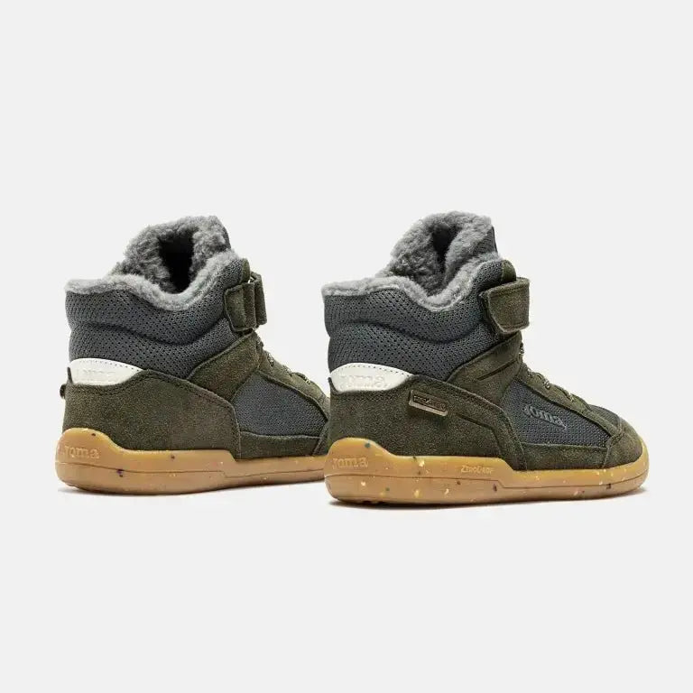 JOMA - Coco Aislatex Junior Barefoot 2523 Caqui - Botines barefoot impermeables infantiles