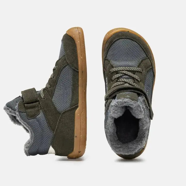 JOMA - Coco Aislatex Junior Barefoot 2523 Caqui - Botines barefoot impermeables infantiles