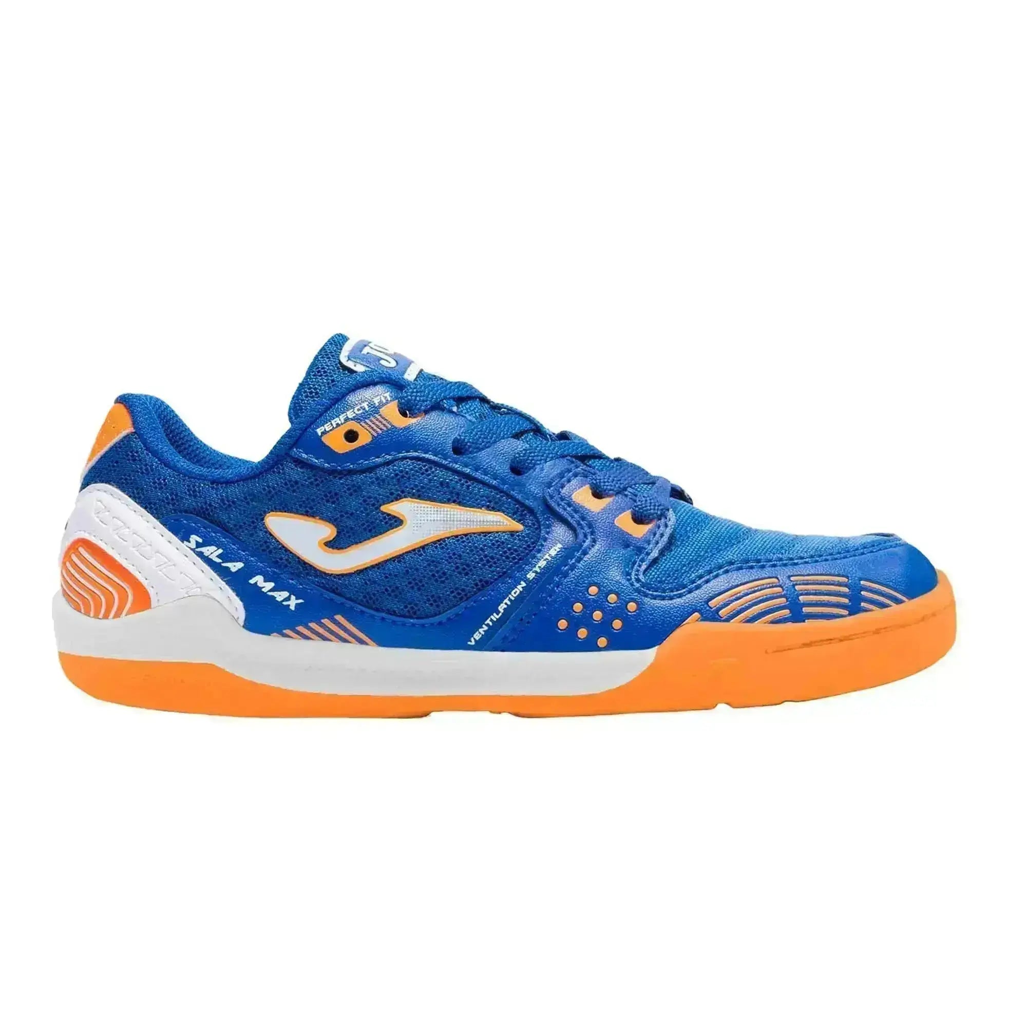 JOMA - Sala Max Junior Barefoot 2605 Bleu Indoor - Chaussures barefoot pour football en salle