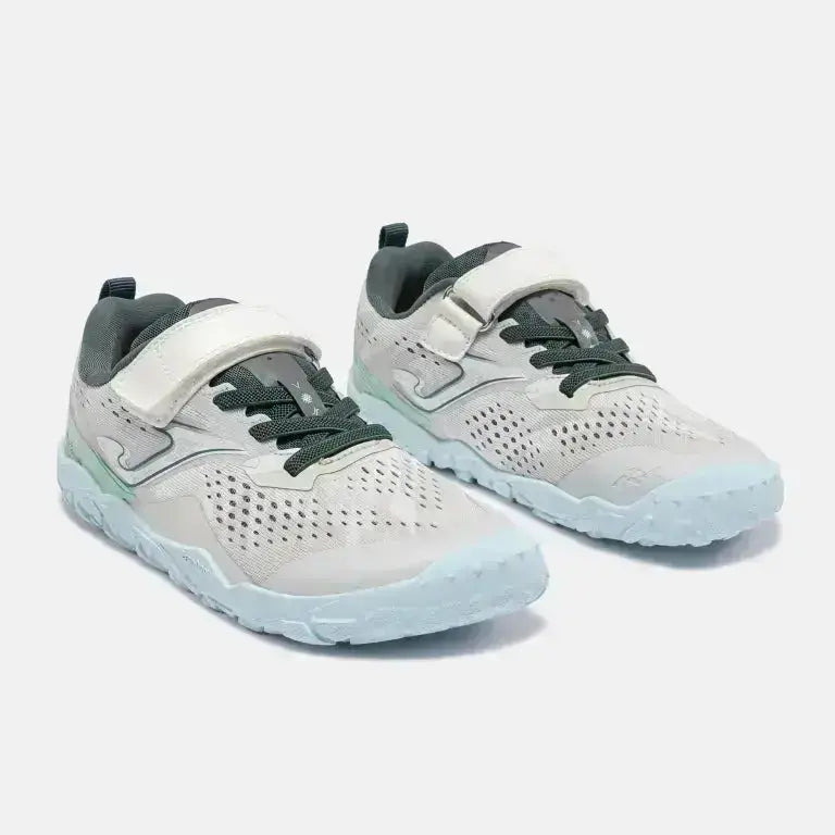 JOMA - Sima Kids 2602 Blanco - Zapatillas barefoot infantiles para trail y senderismo