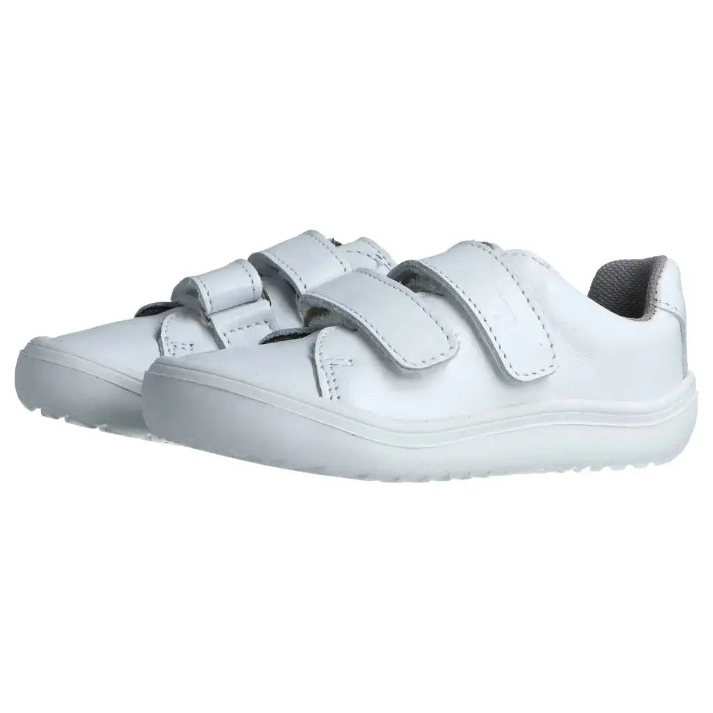 Jonap - Hope White - Zapatillas colegiales barefoot infantiles blanco