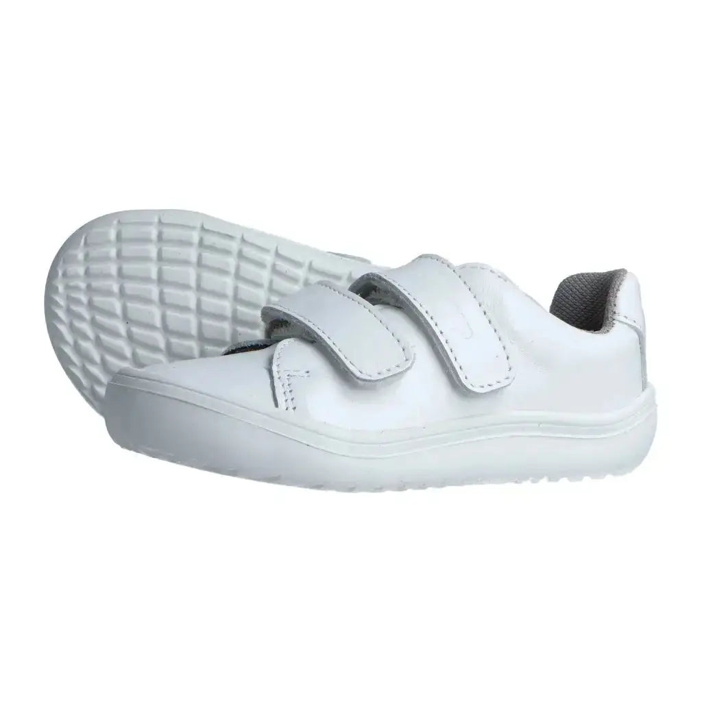 Jonap - Hope White - Chaussures barefoot pour écoliers - blanc