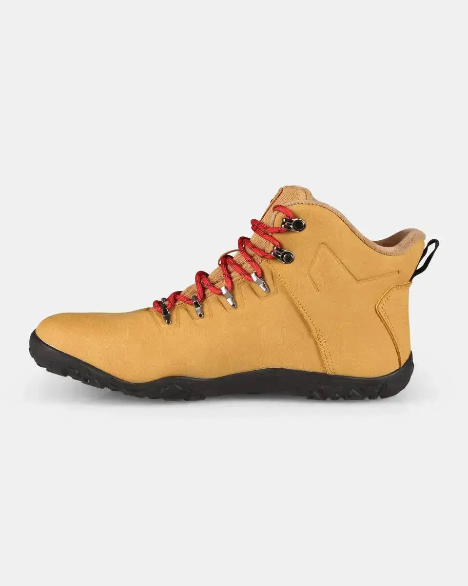 Kilpi Bare High WP-U Beige - Botas Barefoot para Senderismo Impermeables
