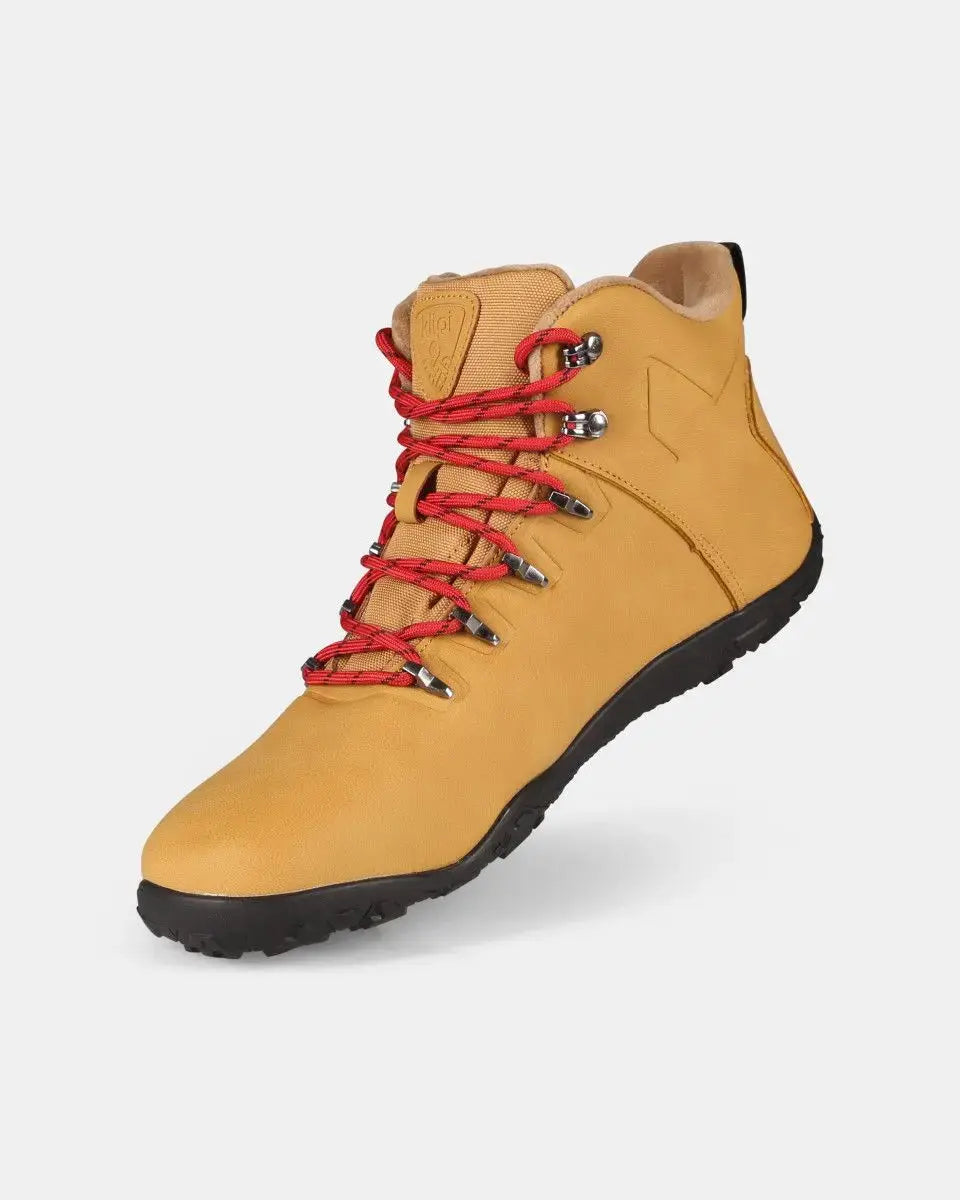 Kilpi Bare High WP-U Beige - Botas Barefoot para Senderismo Impermeables