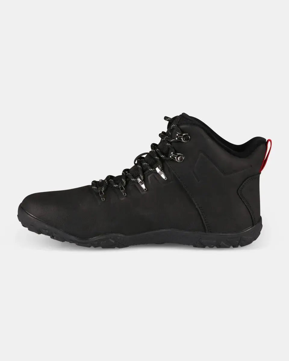 Kilpi Bare High WP-U Black - Botas Barefoot para Senderismo Impermeables