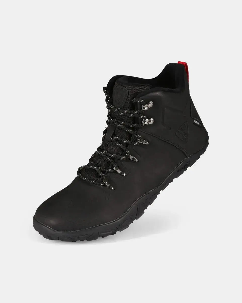 Kilpi Bare High WP-U Black - Botas Barefoot para Senderismo Impermeables