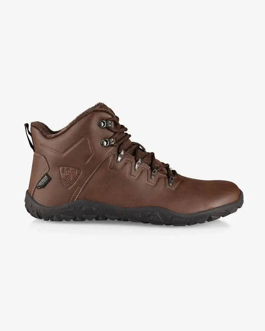 Kilpi Bare High WP-U Brown - Botas Barefoot para Senderismo Impermeables