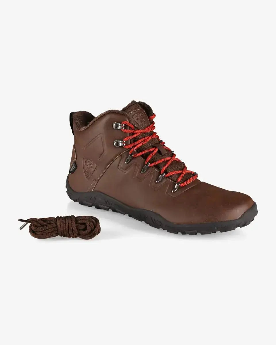 Kilpi Bare High WP-U Brown - Botas Barefoot para Senderismo Impermeables