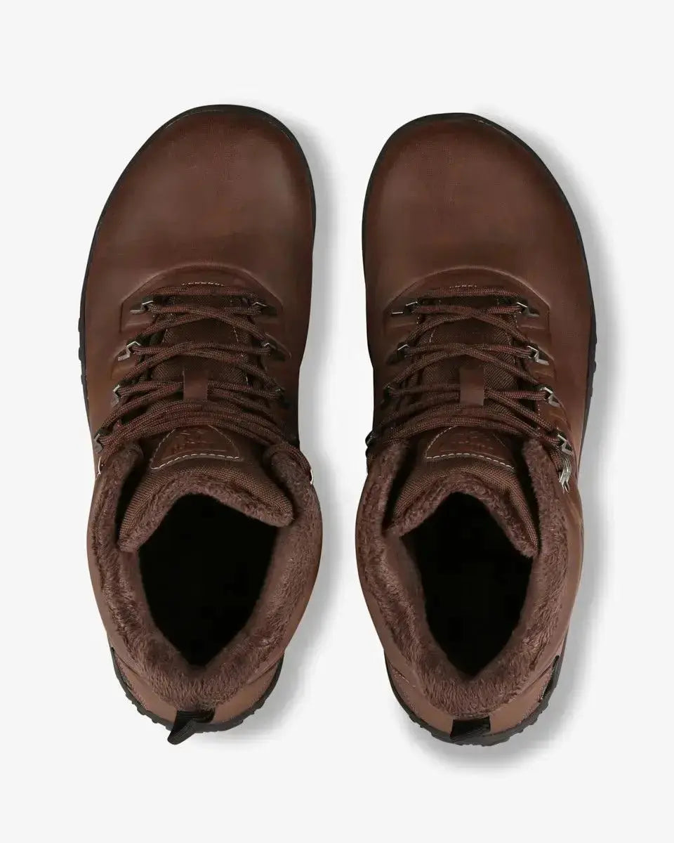 Kilpi Bare High WP-U Brown - Botas Barefoot para Senderismo Impermeables