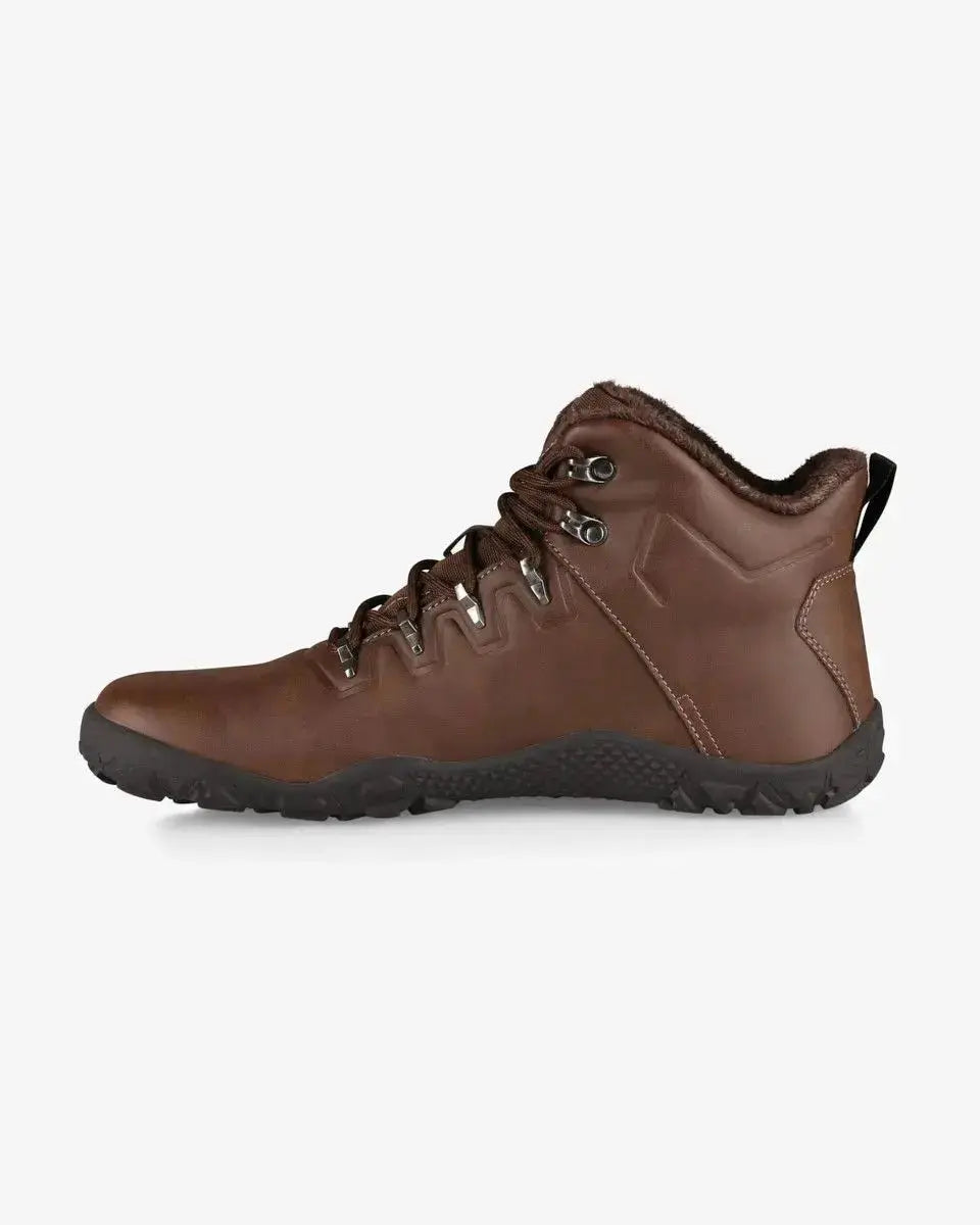 Kilpi Bare High WP-U Brown - Botas Barefoot para Senderismo Impermeables