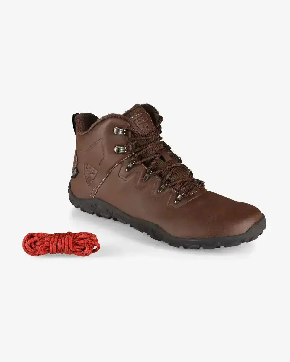 Kilpi Bare High WP-U Brown - Botas Barefoot para Senderismo Unisex Impermeables