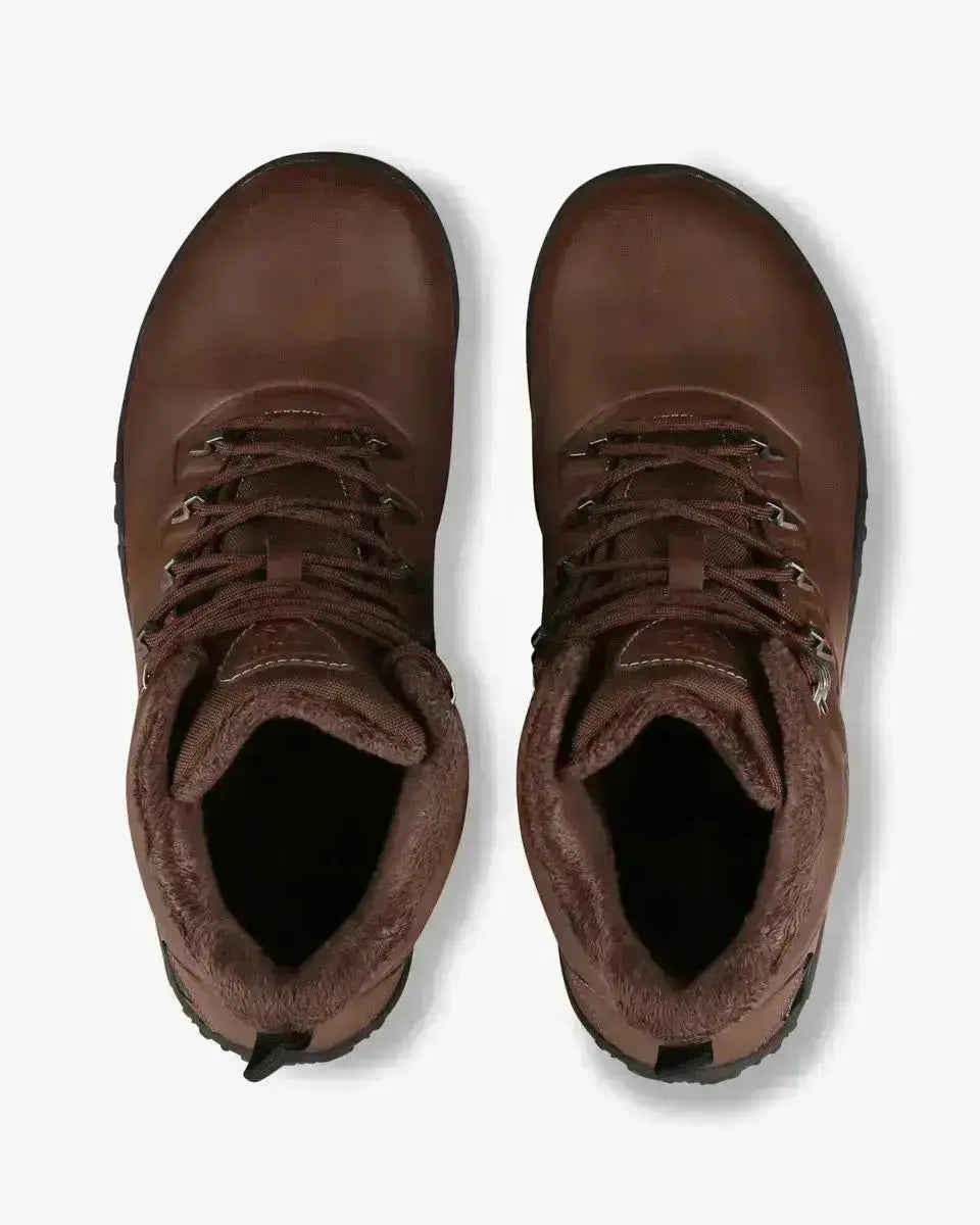 Kilpi Bare High WP-U Brown - Botas Barefoot para Senderismo Unisex Impermeables