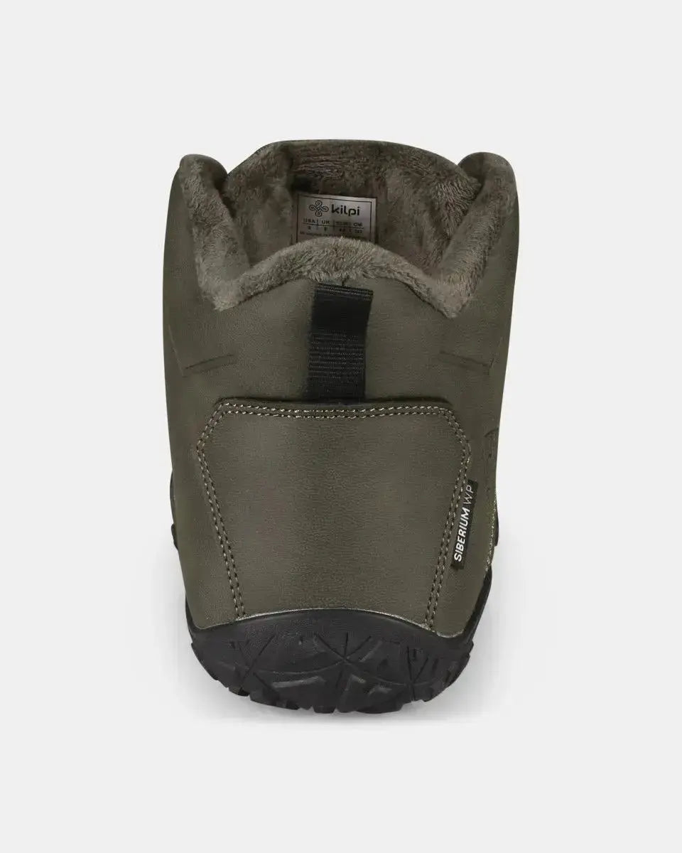 Kilpi Bare High WP-U Dark Green - Botas Barefoot para Senderismo Impermeables
