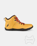 Kilpi Bare Leather High-U Beige - Botas barefoot impermeables Unisex para senderismo