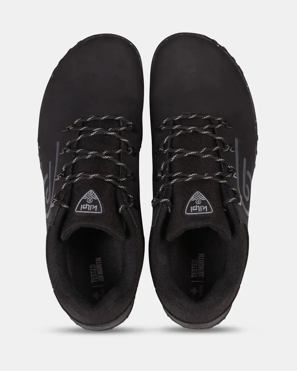 Kilpi Barelo Low-U Black - Zapatillas Barefoot para Senderismo