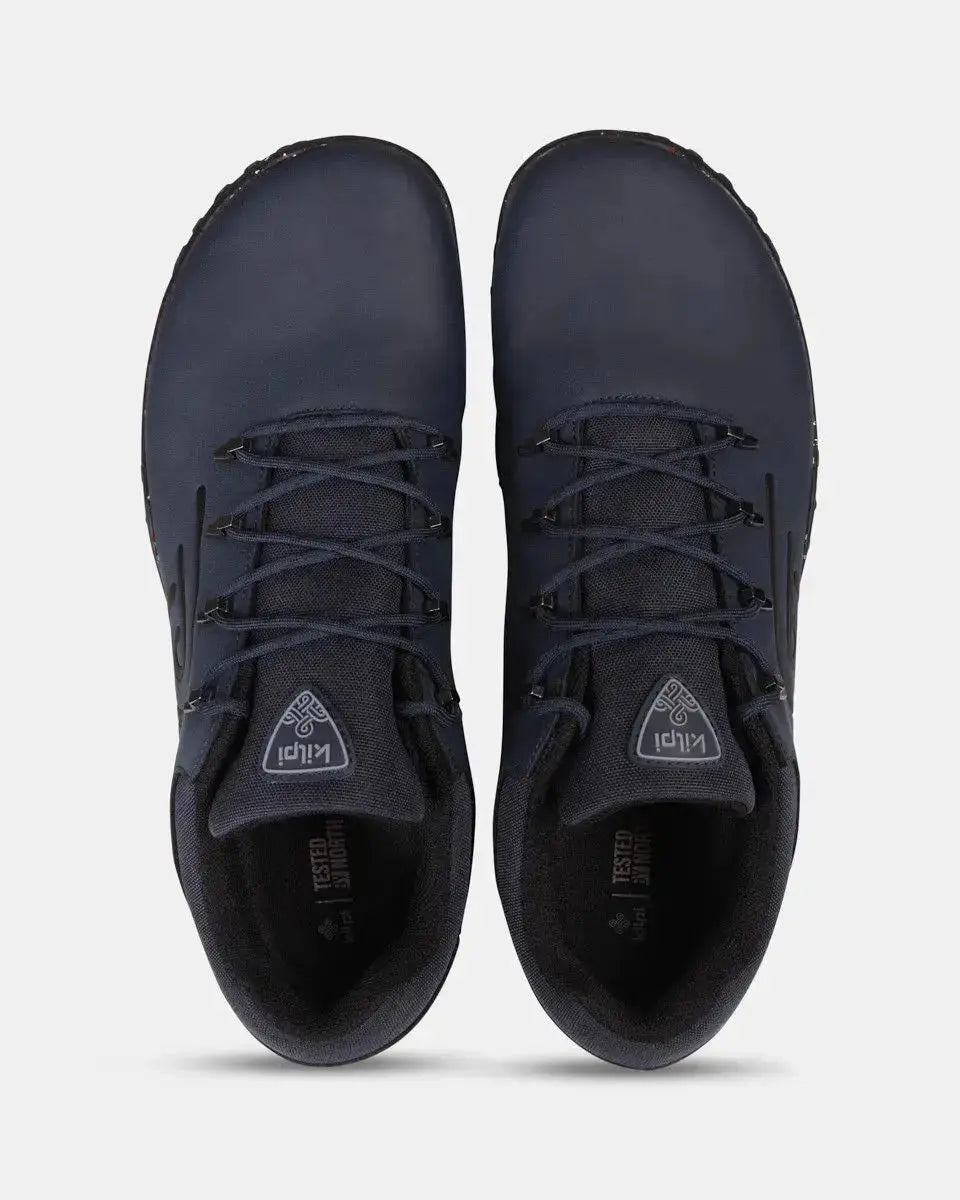 Kilpi Barelo Low-U Dark Blue - Zapatillas Barefoot para Senderismo