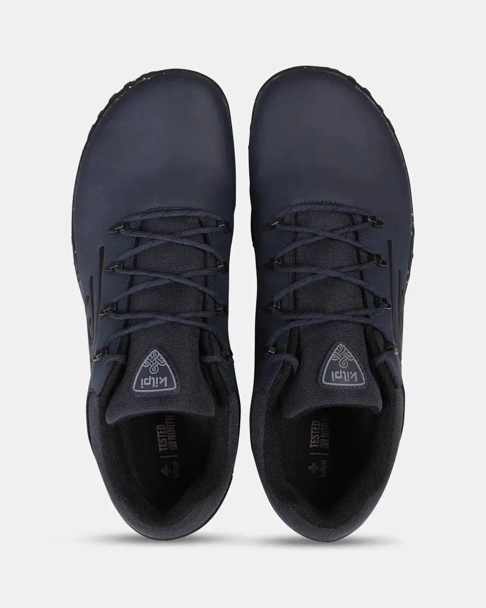 Kilpi Barelo Low-U Dark Blue - Zapatillas Barefoot para Senderismo