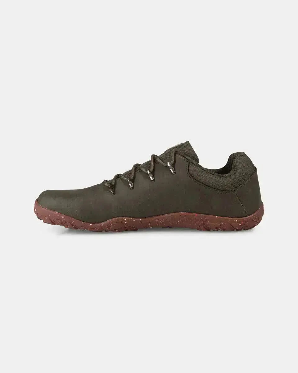 Kilpi Barelo Low-U Green - Zapatillas Barefoot para Senderismo unisex