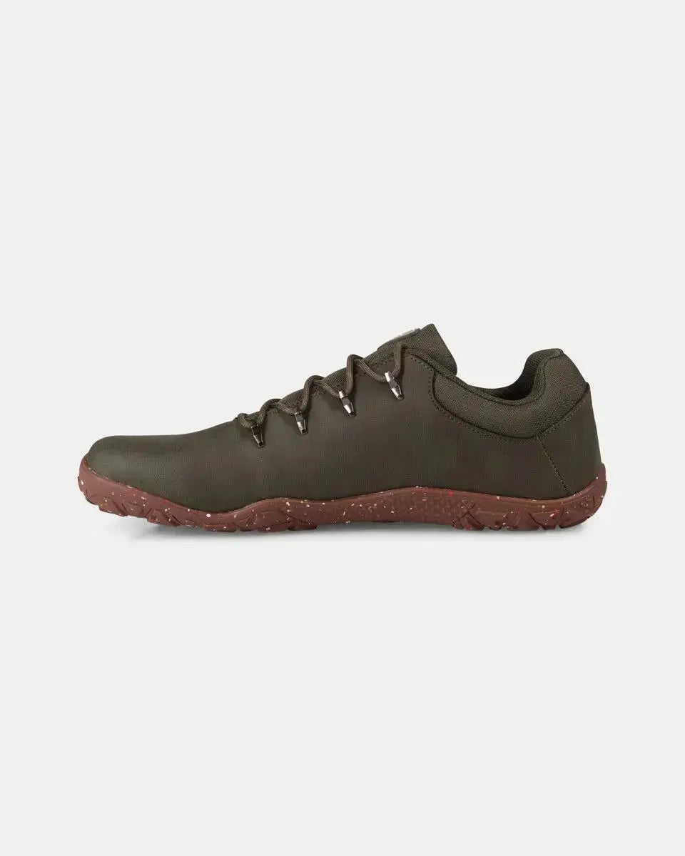 Kilpi Barelo Low-U Green - Zapatillas Barefoot para Senderismo