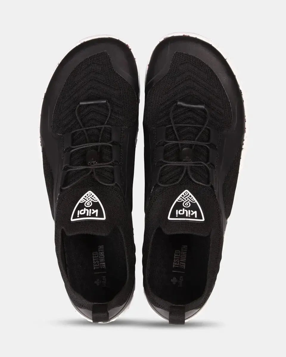 Kilpi Step Low-U Black - Deportivas Barefoot Ligeras para Senderismo