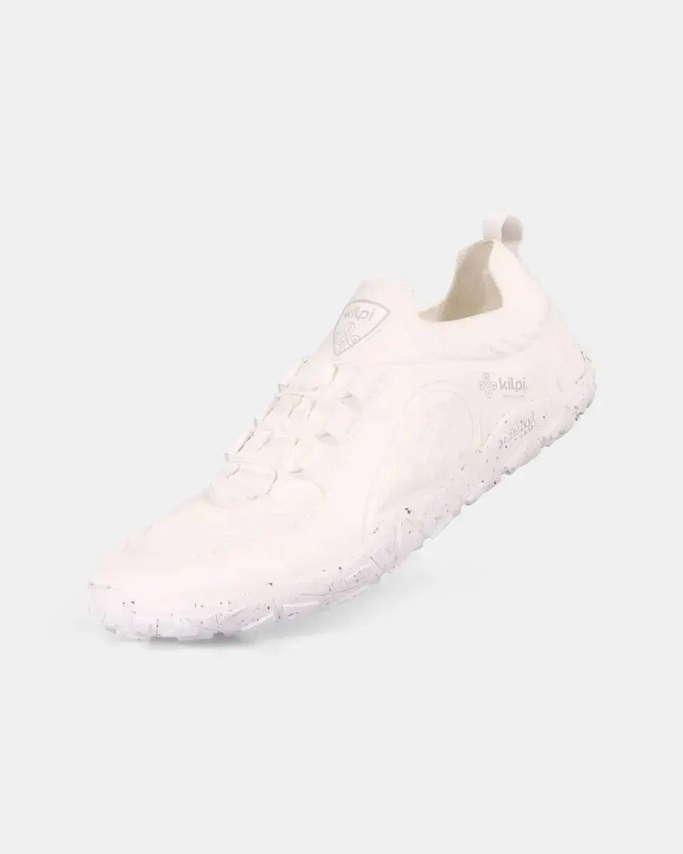 Kilpi Step Low-U White - Deportivas Barefoot Ligeras para Senderismo