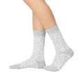 Knitido Trailer Garden Leopard - Calcetines de Dedos Barefoot Gris y Blanco