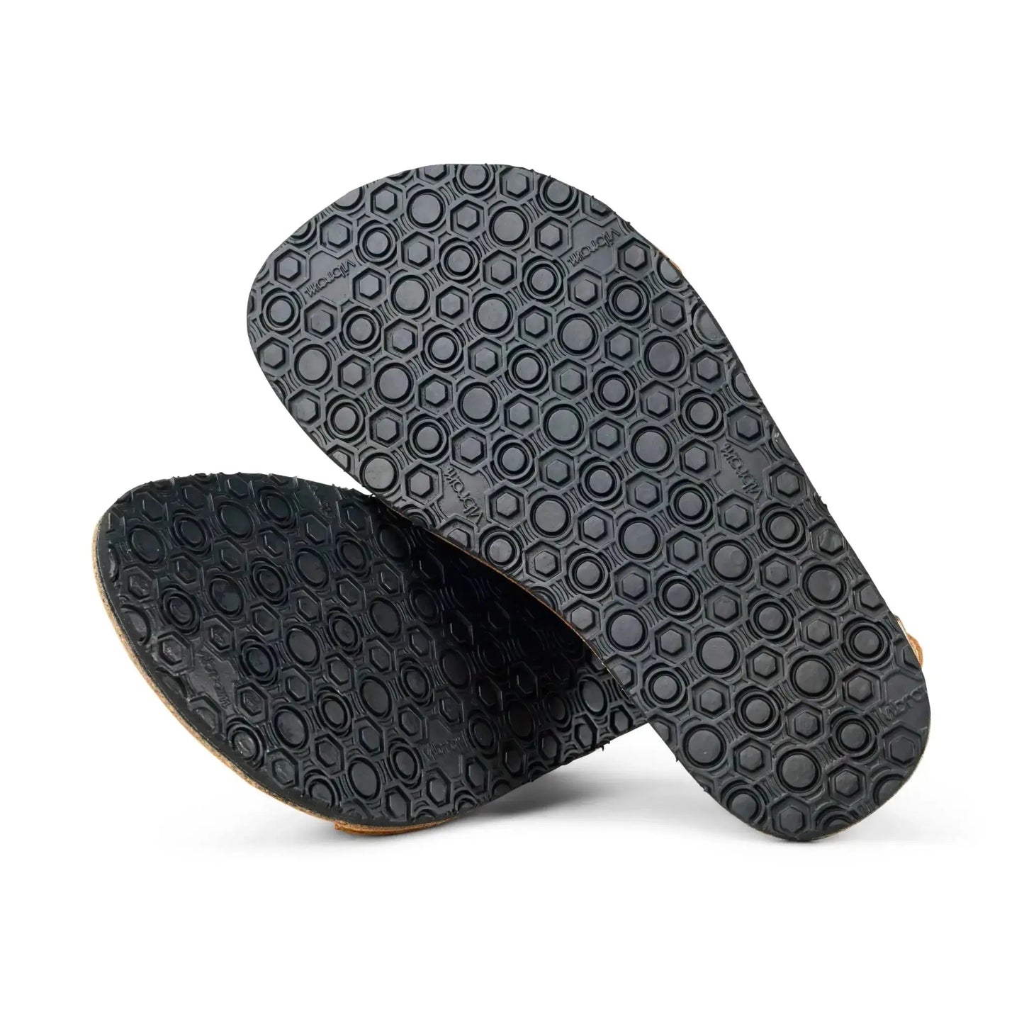 Koel - Ada Cognac - sandalias barefoot triple hebilla