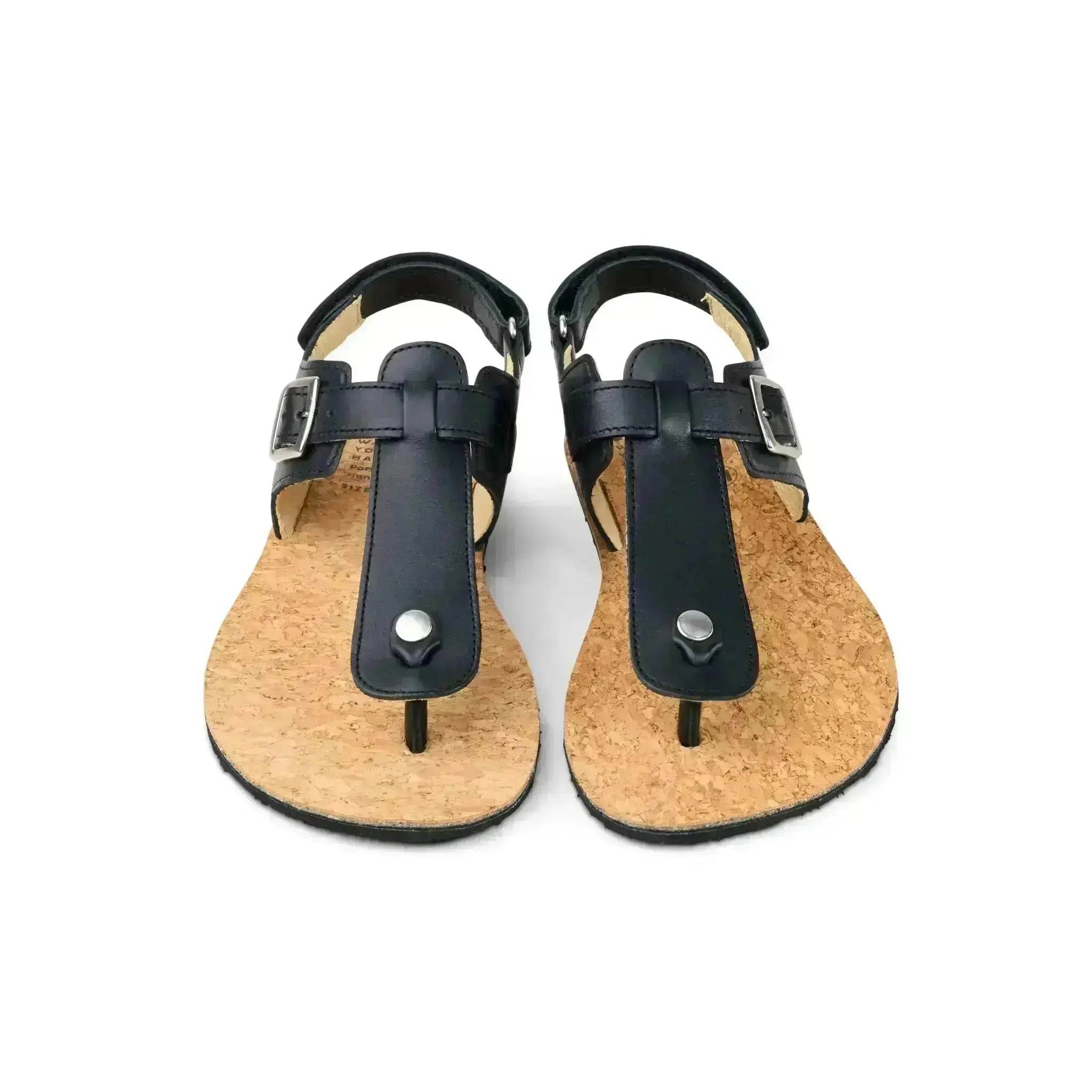 Koel - Ariana Napa Black - sandalias barefoot de dedo negras para mujer