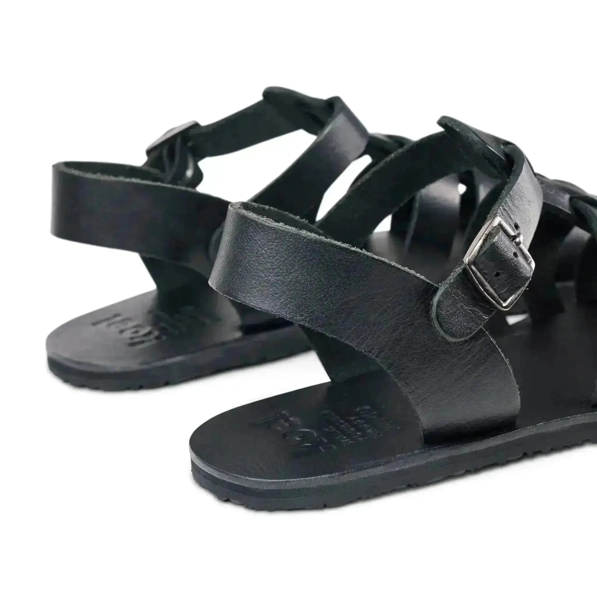 Koel - Athena Napa Noir - Sandales romaines barefoot