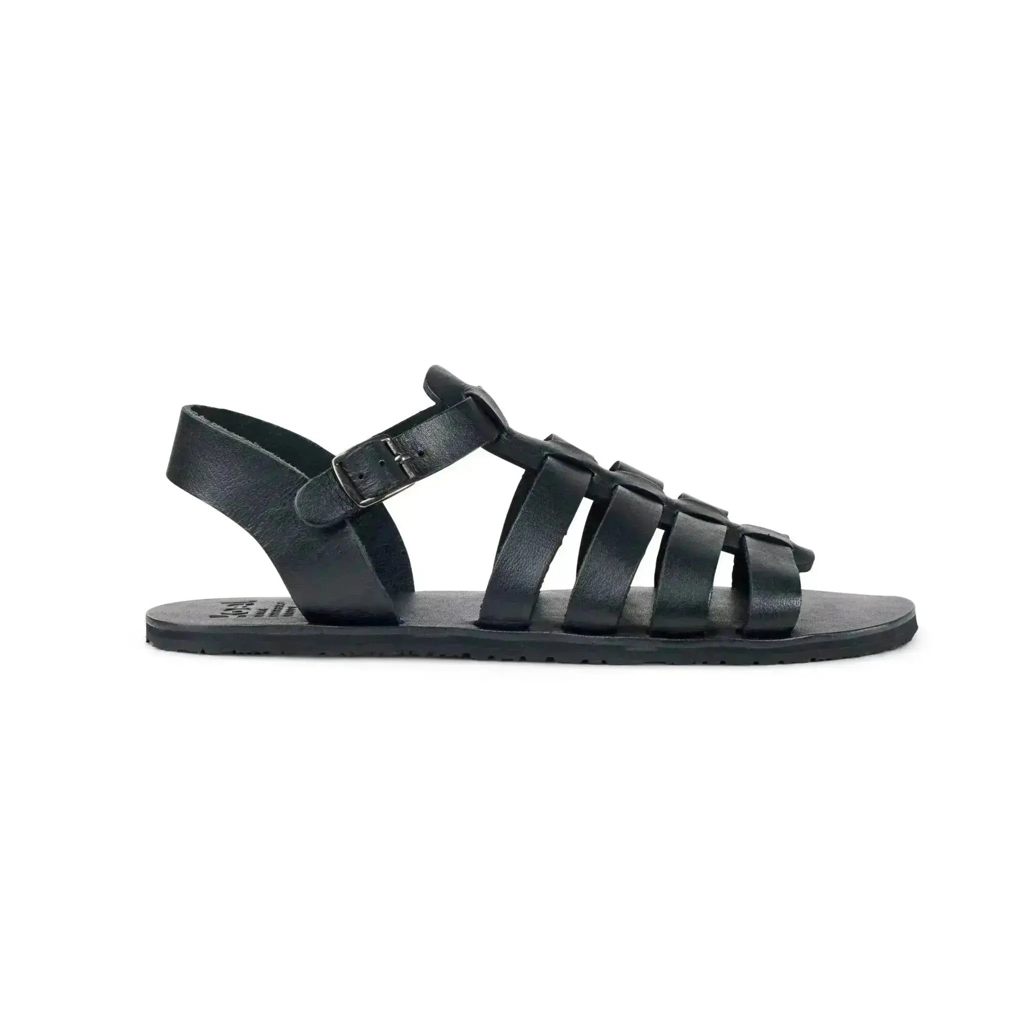 Koel - Athena Napa Noir - Sandales romaines barefoot