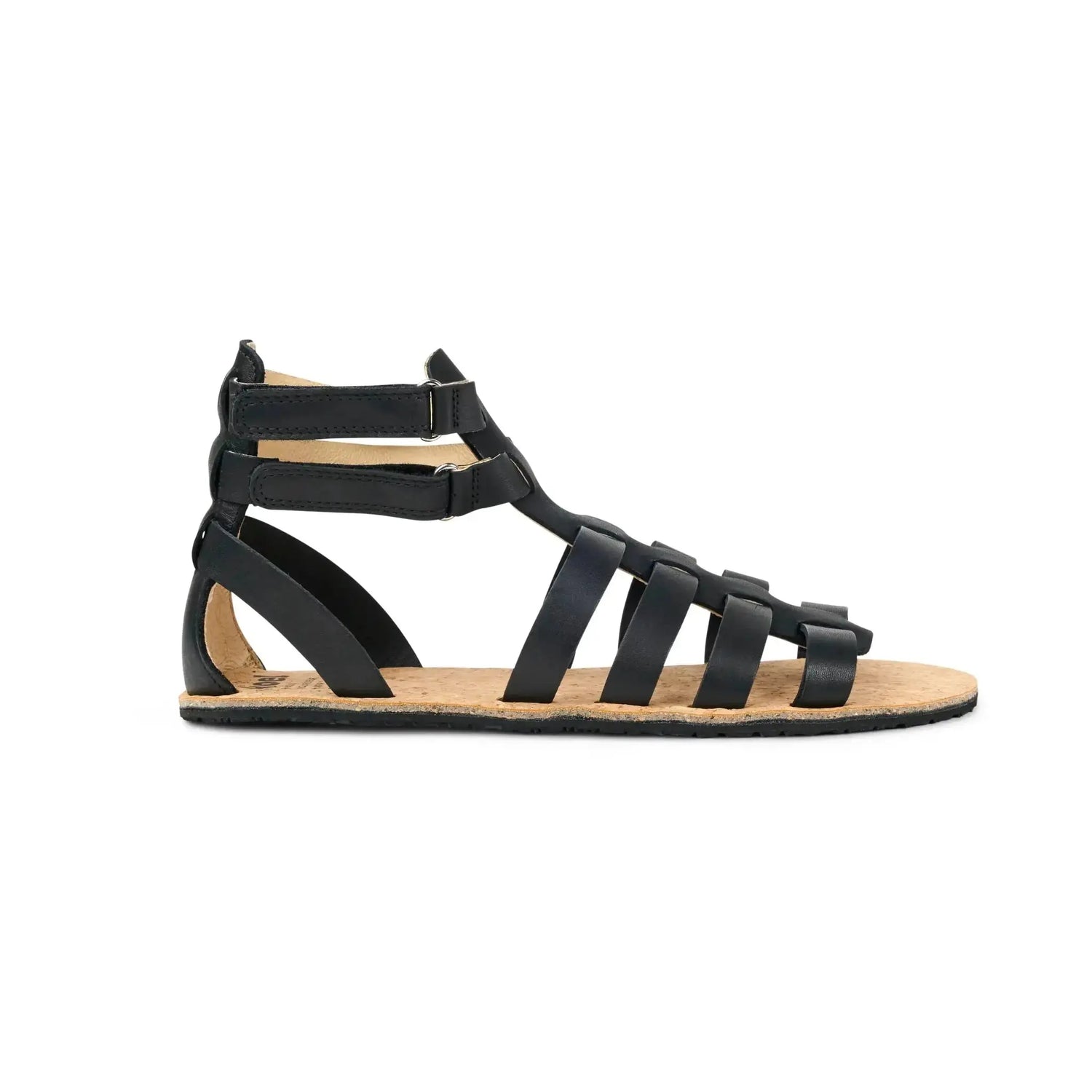 Koel - Aurelia Napa Black - Sandalias romanas barefoot