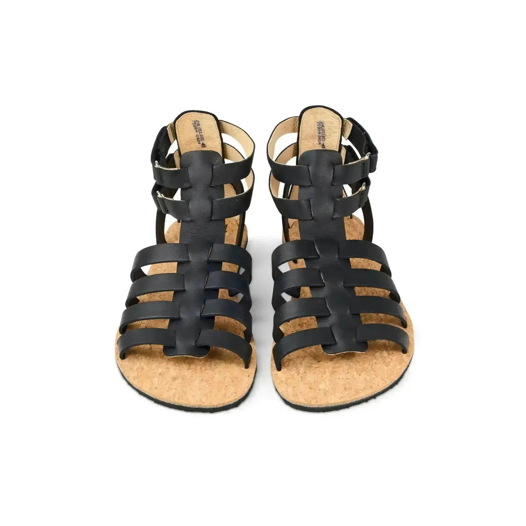 Koel - Aurelia Napa Black - Sandalias romanas barefoot