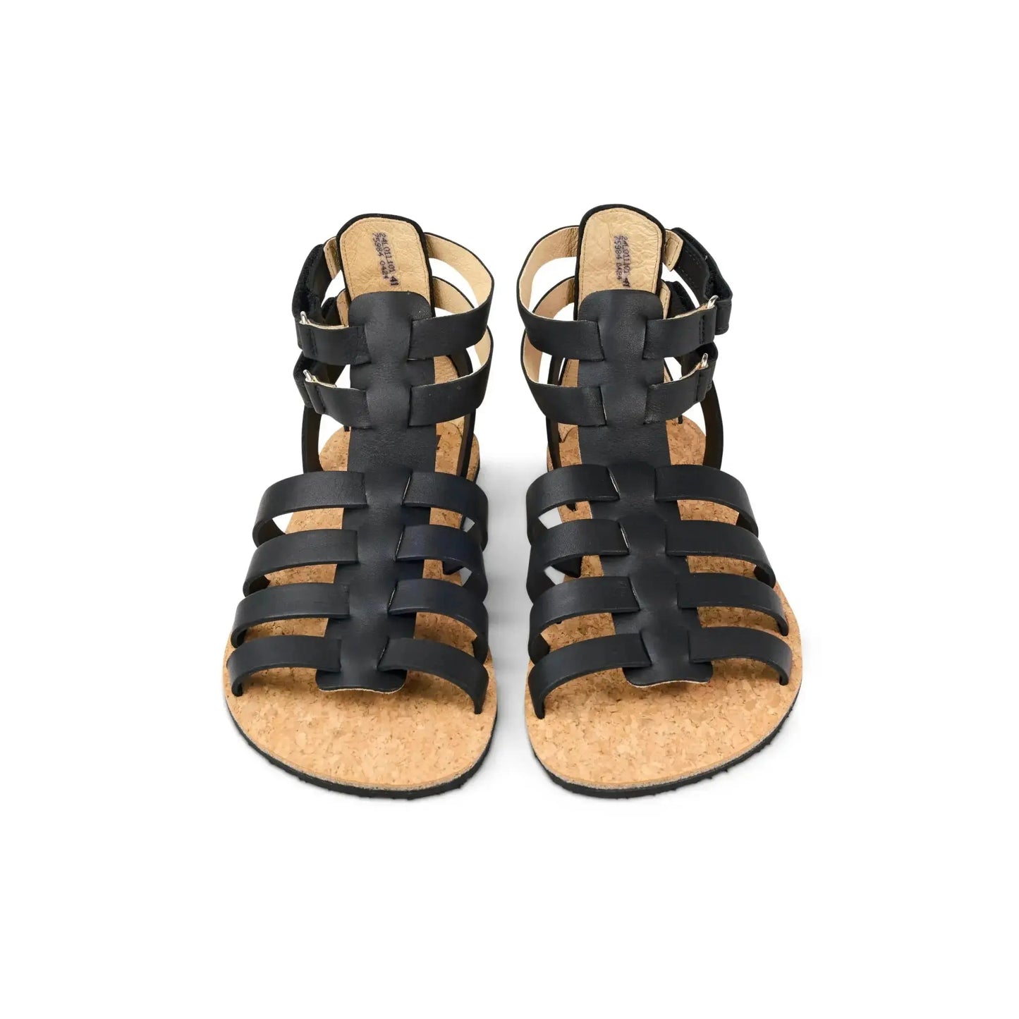 Koel - Aurelia Napa Black - Sandalias romanas barefoot