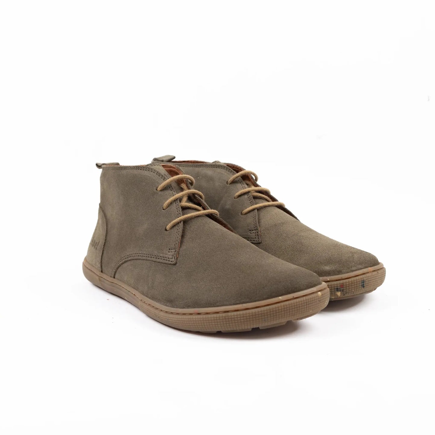 Koel - Fea Suede Eco Olive - Botines barefoot bajos de ante