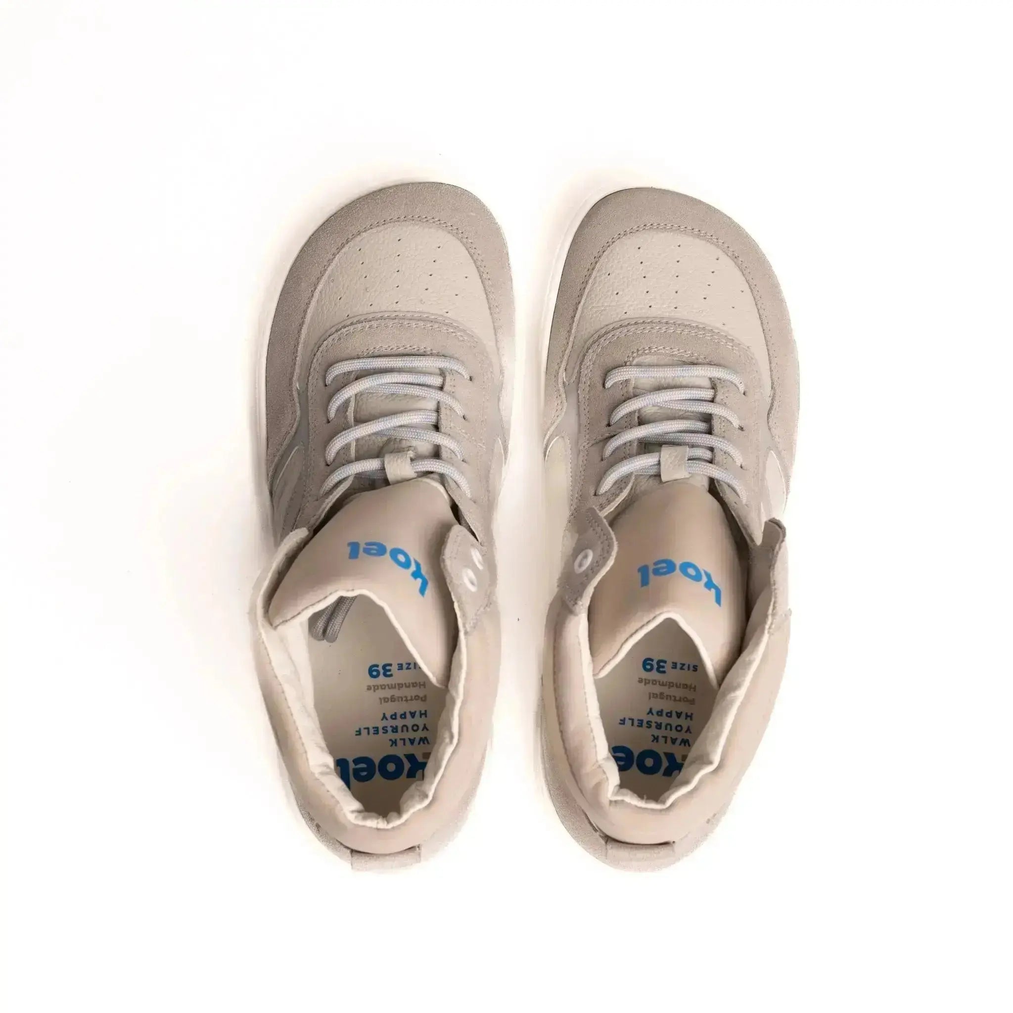 Koel - Florita White - Zapatillas barefoot retro de caña alta para mujer