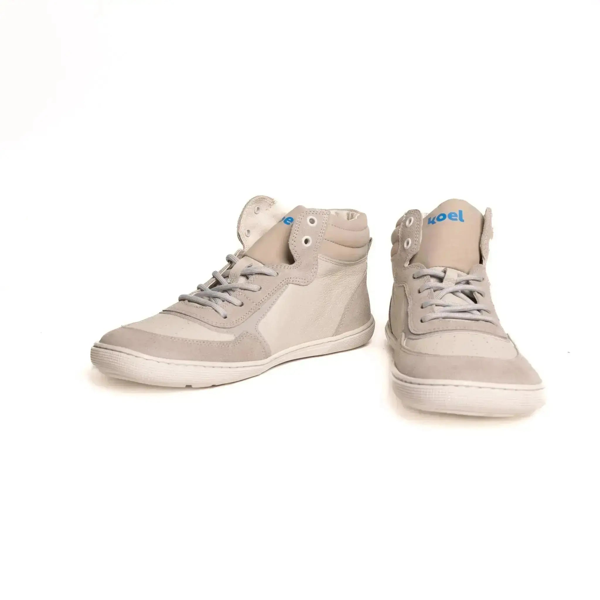 Koel - Florita White - Zapatillas barefoot retro de caña alta para mujer